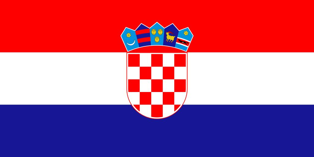 Kroatische Fahne