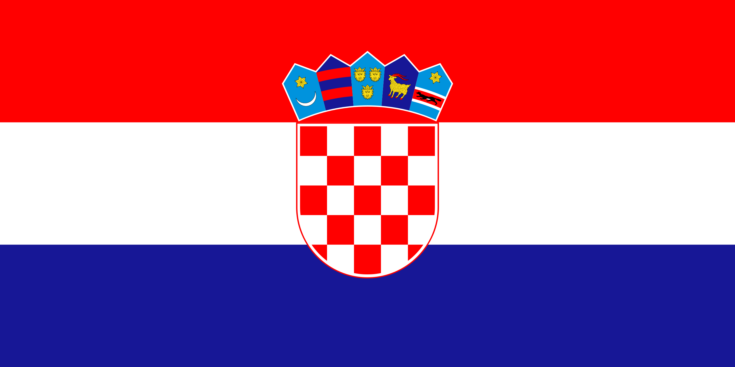 Kroatische Fahne